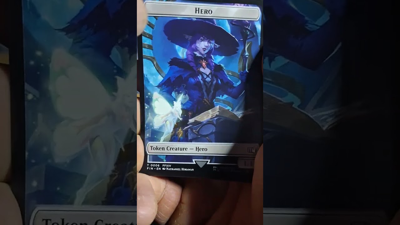 Daily Rips with #mtg 2 packs of final fantasy play booster first time opening this set.