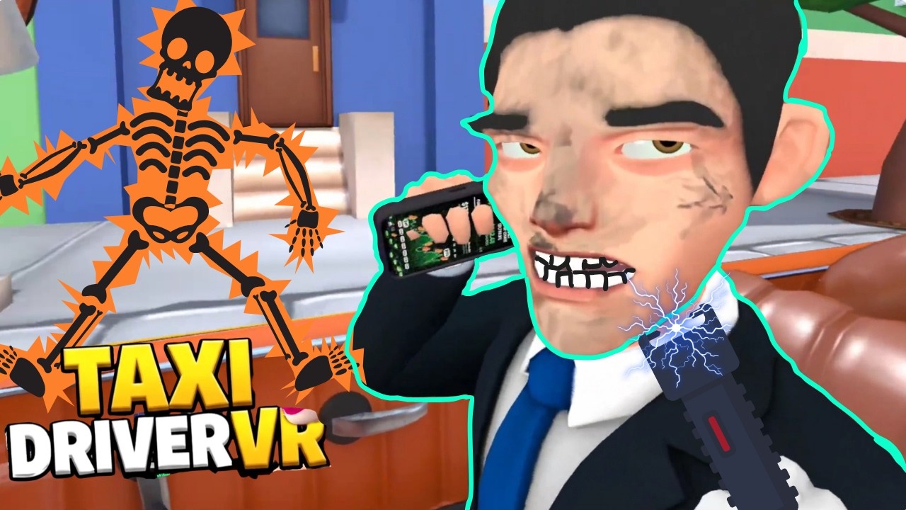 BENİ DELİRTEN MÜŞTERİYE ELEKTİRİK VERDİM!⚡️|TAXI DRIVER VR #metaquest3 #vr #taxidrivervr @semamca 
