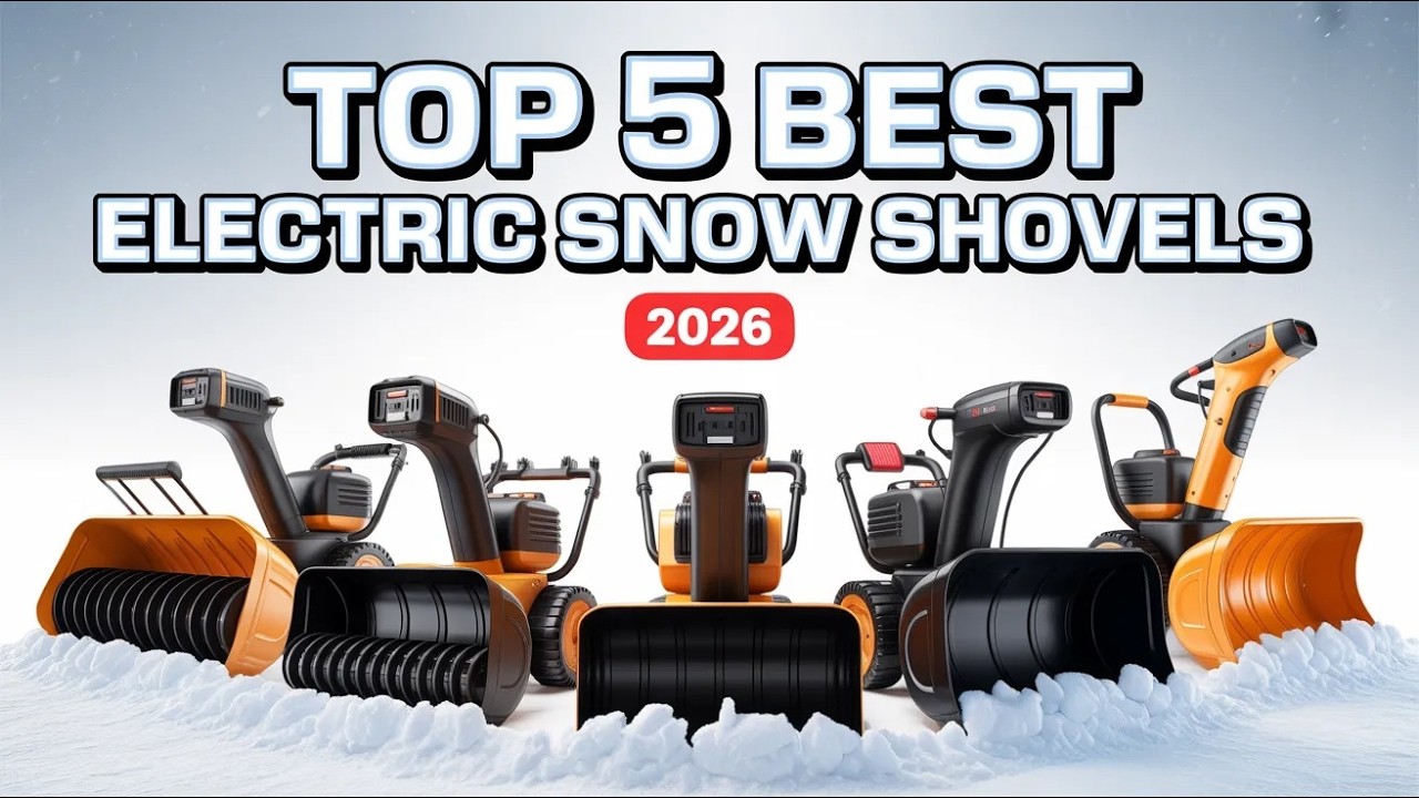 Best Electric Snow Shovels 2026 | Top 5 Cordless Snow Shovels Review