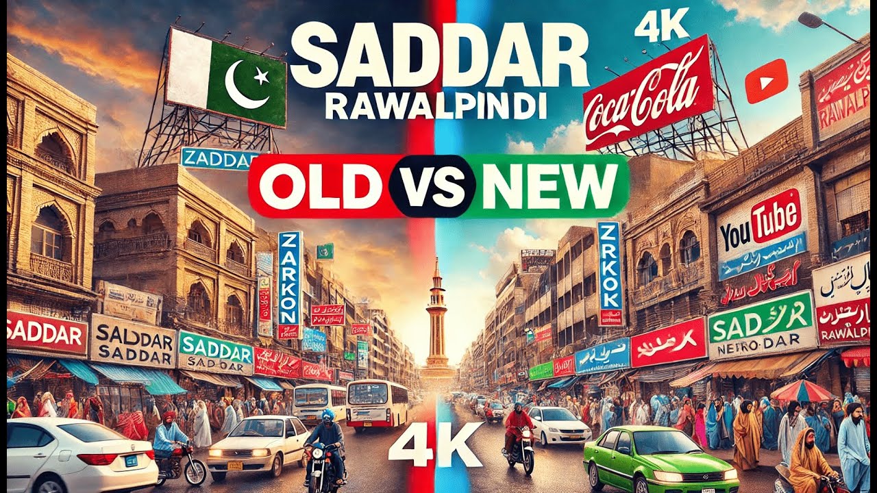 New Saddar vs Old Saddar Rawalpindi | Shocking Transformation 2025