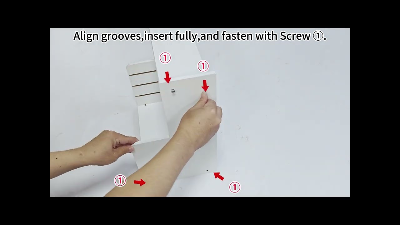 7 Tier Desk Top Storage Shelf instruction video