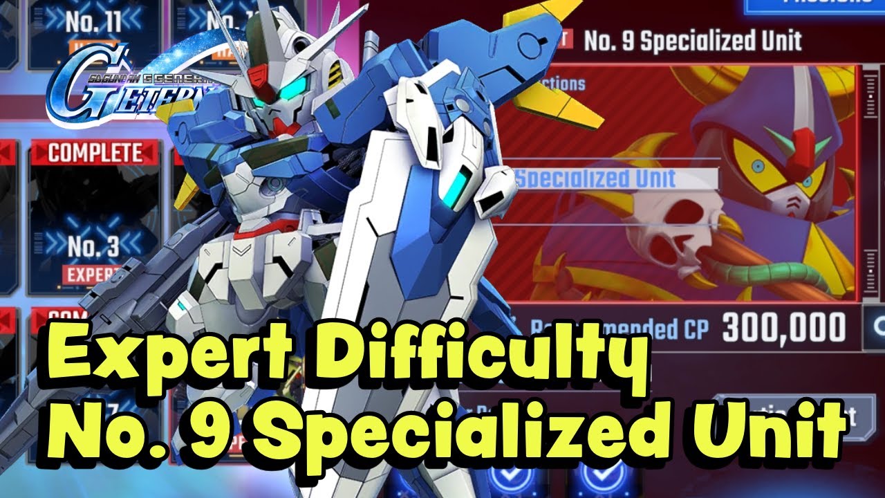 Экспертный уровень сложности, специализированный юнит, этап «Вечная дорога» (SD G Generation Eter...