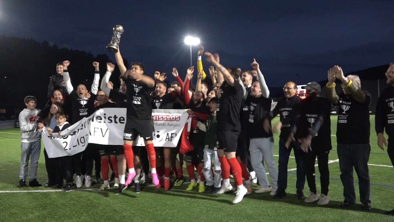 Der FC Rothrist ist Aargauer Meister: Bilder und Stimmen