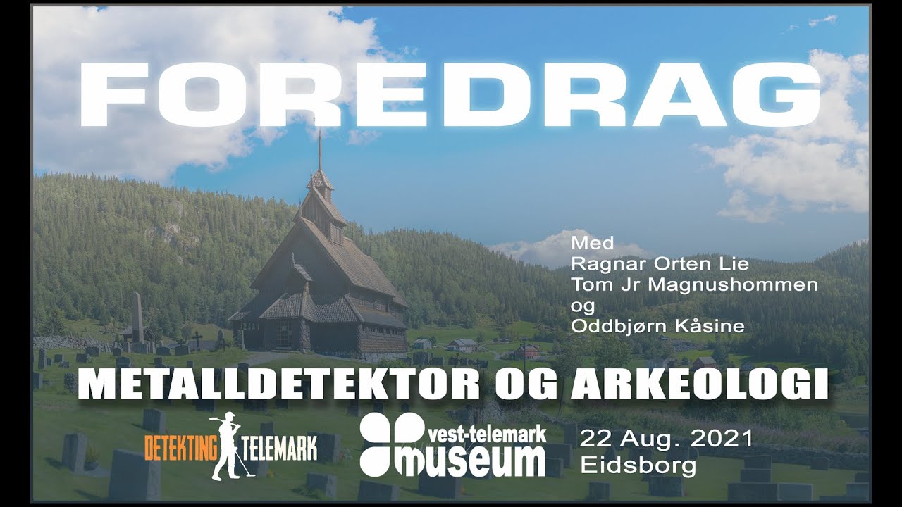 Foredrag om søk med metalldetektor