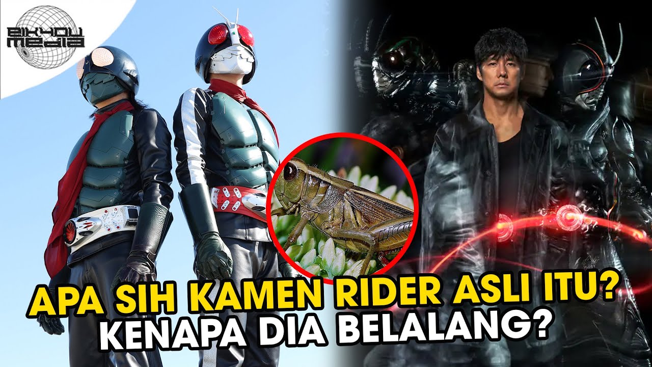 Kenapa Kamen Rider itu Belalang? Bagaimana Terciptanya Kamen Rider?