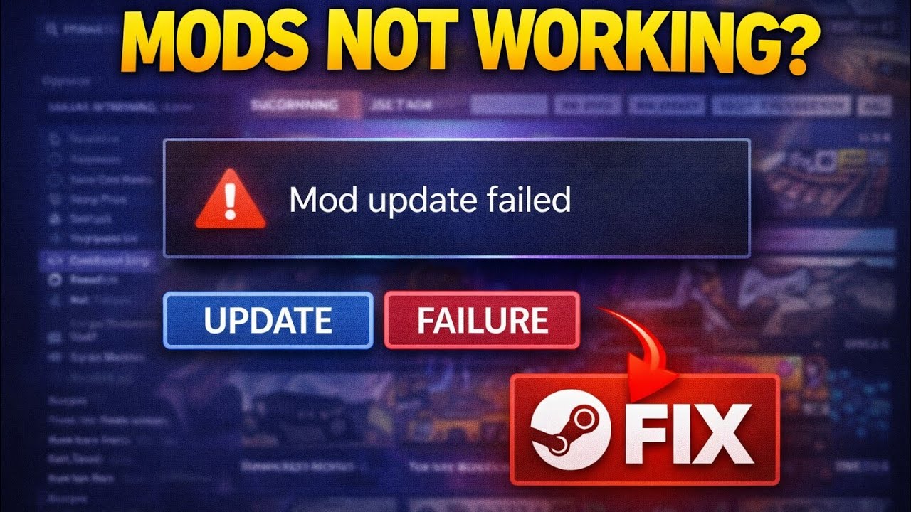Steam Mods Not Working After Update? Fix It Fast