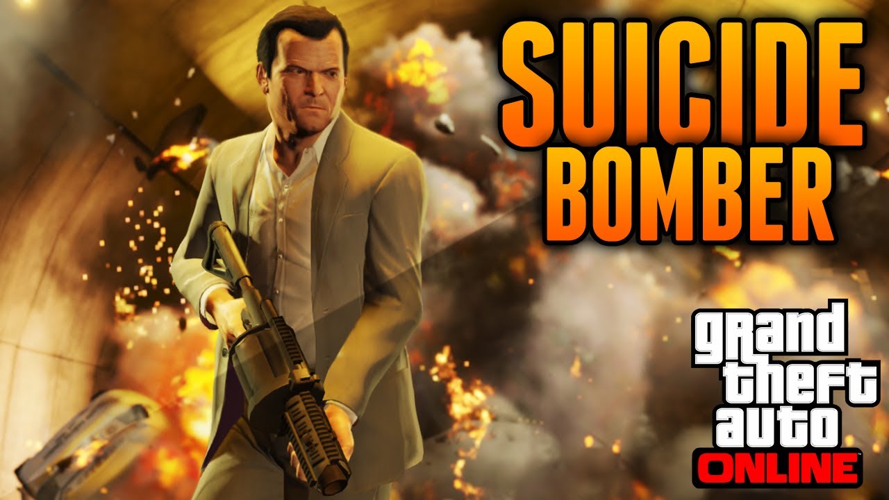 GTA 5 Suicide Bomber Trick - How To Place Sticky Bombs On Other Players! ''GTA 5 Tricks''