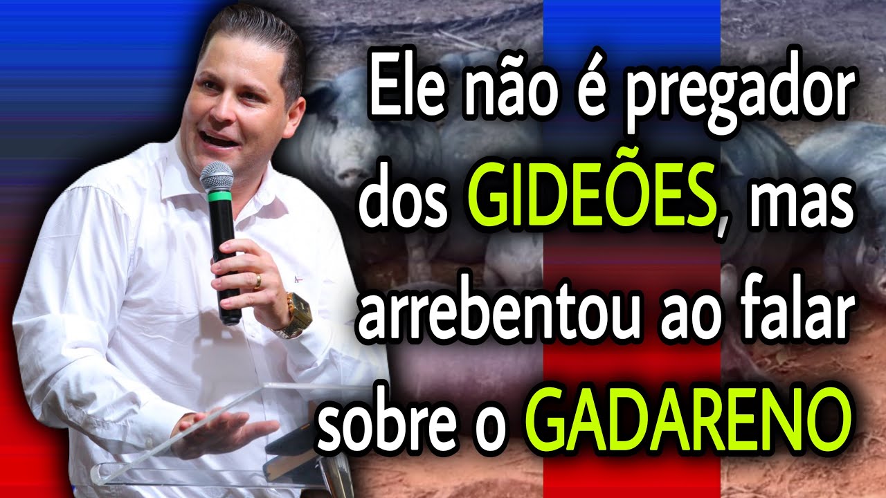 Ninguém prega sobre o GADARENO como esse pregador, veja a profundidade | PR.Bruno Demetrio