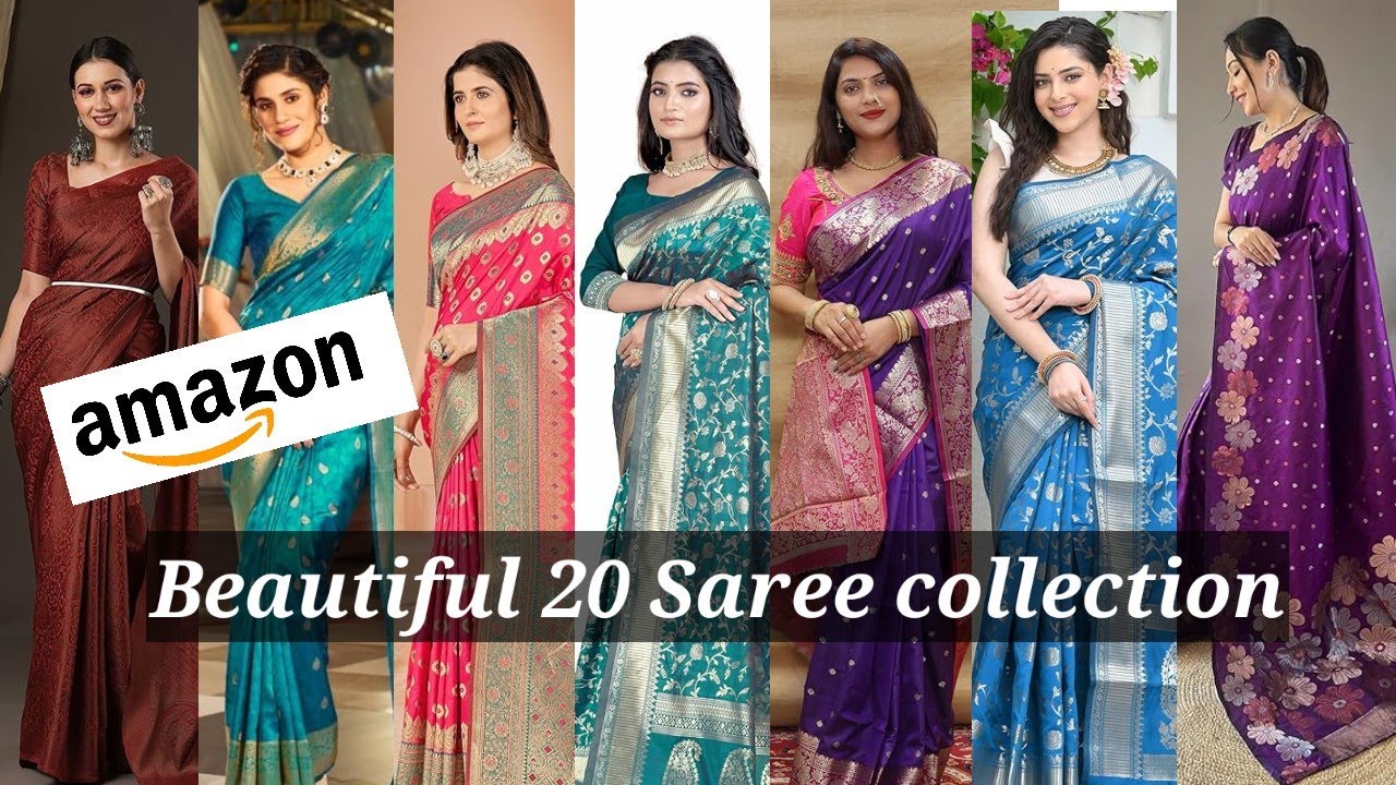 Beautiful 20 Saree Collection | Buy Amazon | latest offer | Diwali Offer Sale 50% Off | amazon |sale