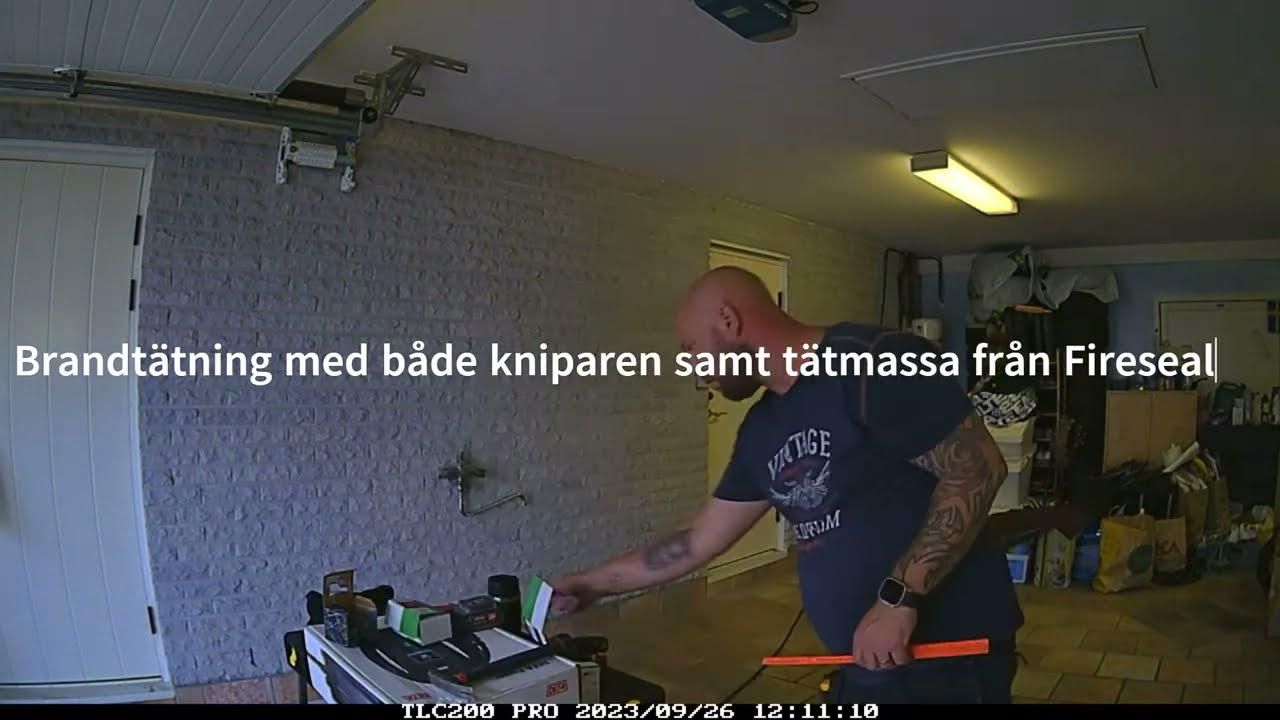 Installation av en Defa Power samt undercentral, filmat medTime lapse