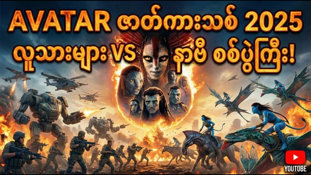 လူသားတွေနဲ့ နာဗီမျိုးနွယ်စုတွေအကြားကစစ်ပွဲကြီး (AVATAR ဇာတ်ကားသစ် 2025)