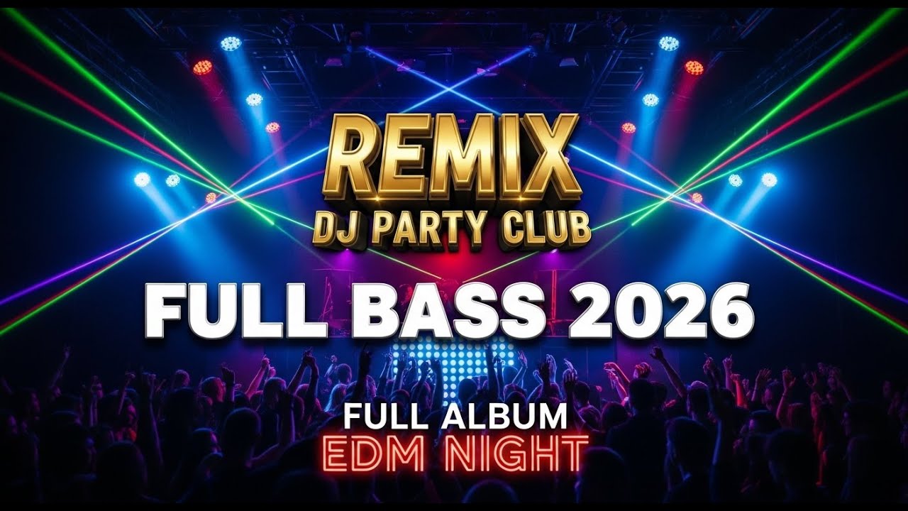 Remix DJ Party Club 🎵 Bass Penuh 2026 🎵 Full Album EDM Night