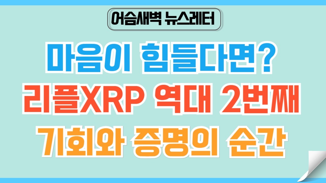 [🏆정규#270] 리플XRP 코인 불장의 흐름은 온다 #비트코인 #리플 #xrp