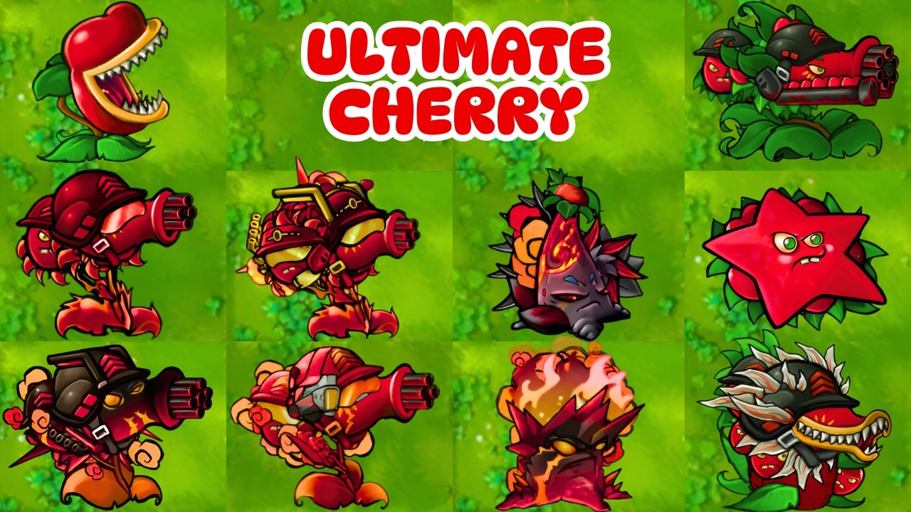 PvZ 1 Fusion 3.4 Challenge-ALL Ultimate Cherry | Ultimate Peashooter