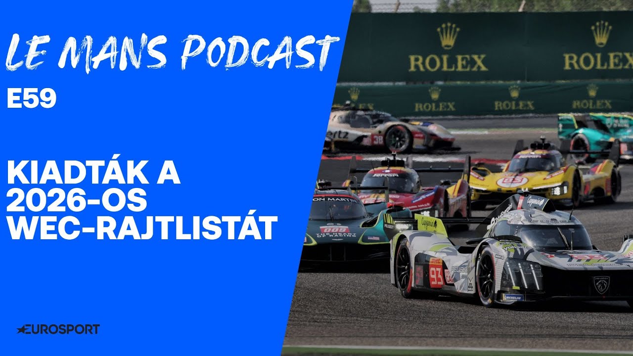 Le Mans Podcast // E59 – kiadták a 2026-os WEC-rajtlistát