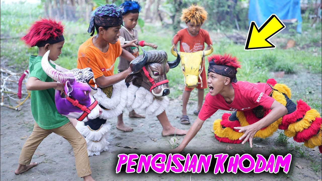 hahaha PENGISIAN KHODAM BANTENGAN BUFALO SAMPAI MBEROT KALAPAN NDADI KEMASUKAN DEMIT
