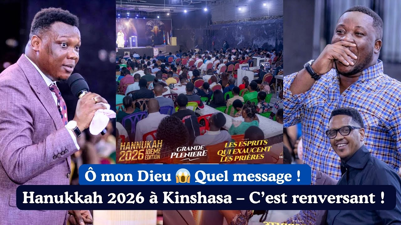 📍Tchia😂🔥🔥Cet homme… ô mon Dieu ! Quel message, quelle Hanukkah… Apôtre Tabeera M.baketi