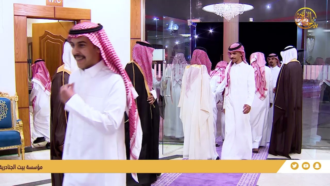 حفل زواج مطر عباد الميزاني وأبناءه بمناسبة زواج ابنه الشاب باسم