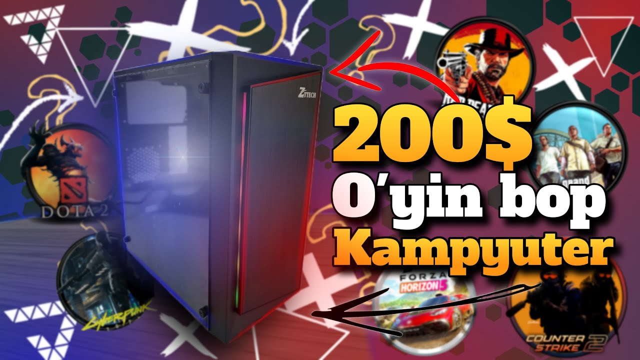 200 DOLARGA O'YIN BOP KAMPYUTER | KAMPYUTER YIG'ISH VAQTI