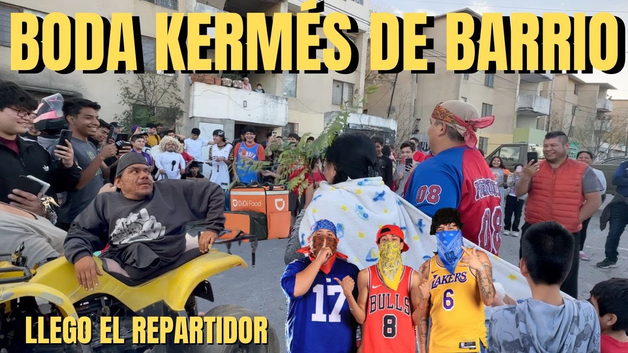 BODA KERMÉS DE BARRIO, ASI JUGABAMOS DE MORROS 😢
