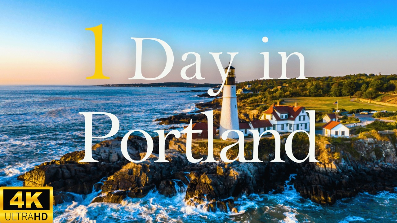 How to Spend 1 Day in PORTLAND Maine  | Travel Itinerary