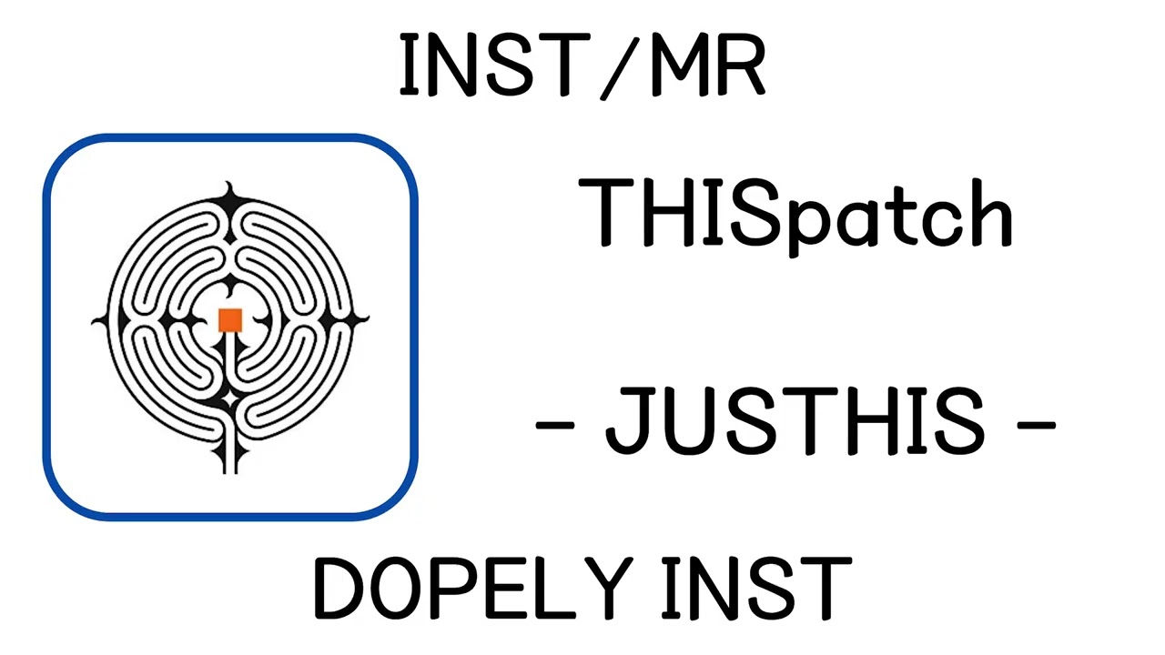 [INST/MR] THISpatch - JUSTHIS (저스디스)