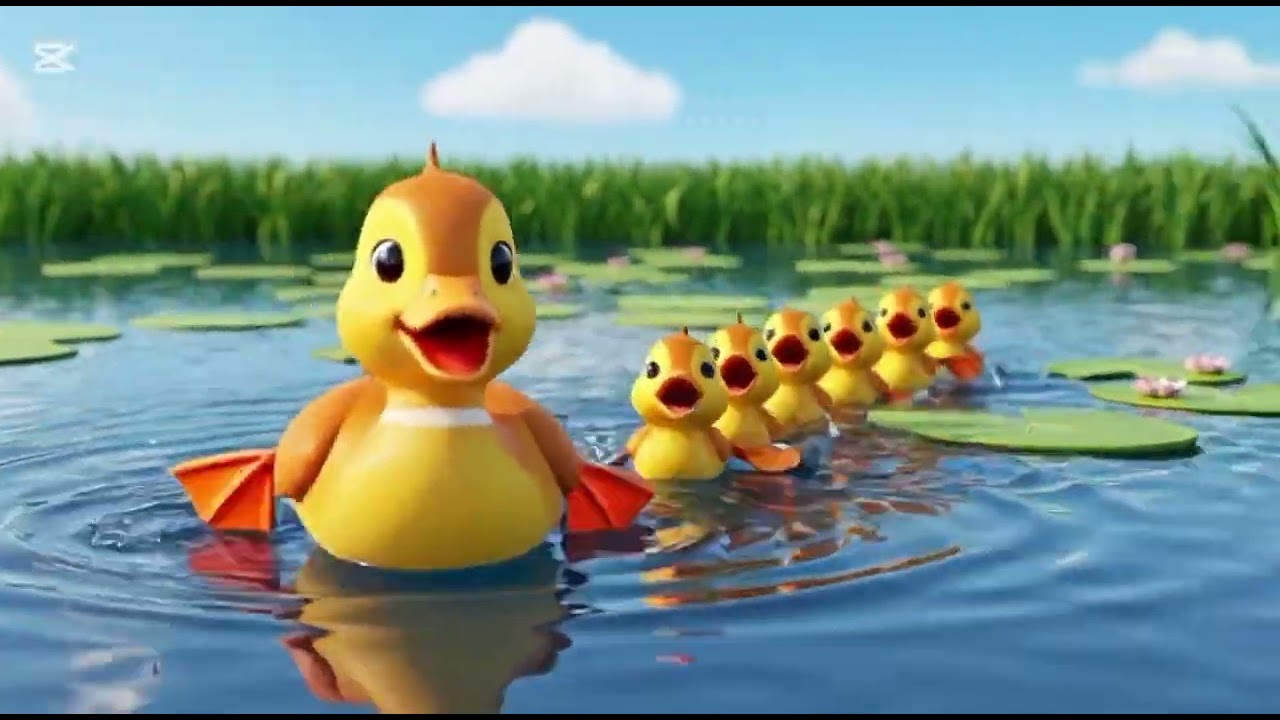 Duckling swim | By Precious Rhythm Tv 