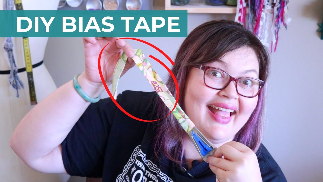 DIY Bias Tape - 2 easy ways to make bias tape