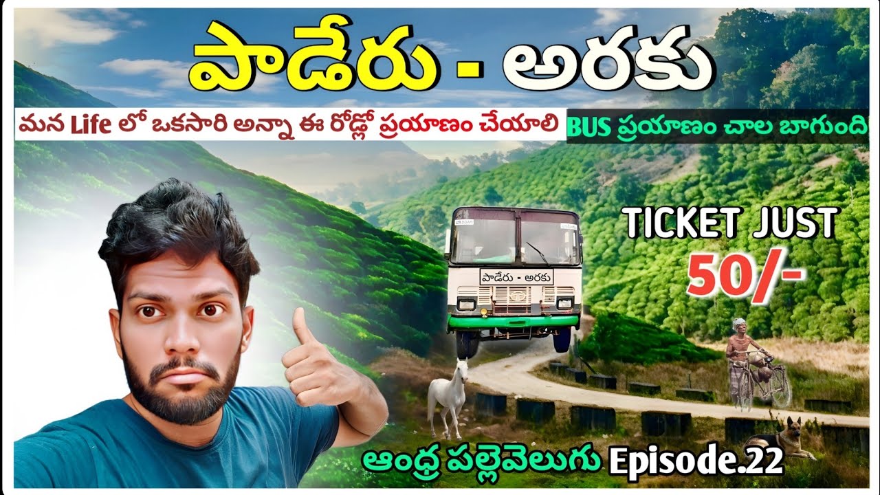 మన Life ❤️ లో ఒకసారి అన్నా ఈ రోడ్లో 💕 ప్రయాణం చేయాలి | పాడేరు - అరకు | Andhra pallevelugu episode.22