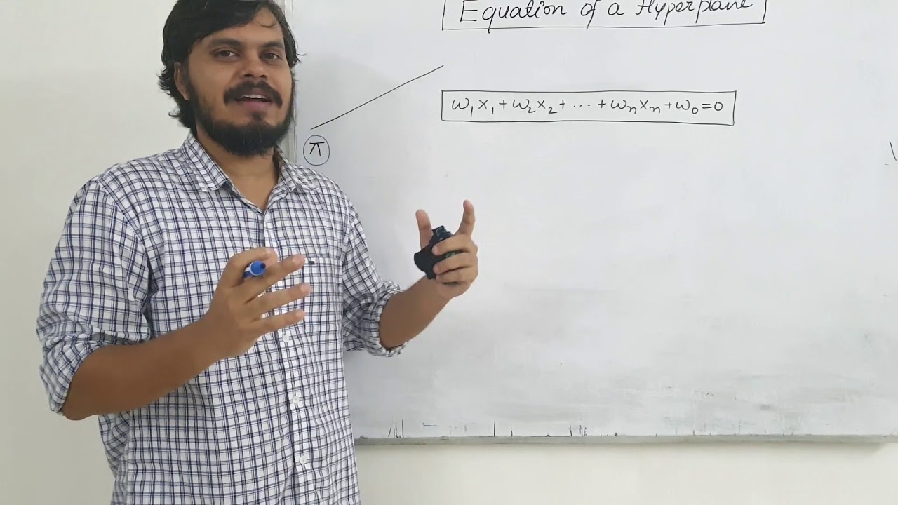 Equation of a Hyper-plane in N dimensions