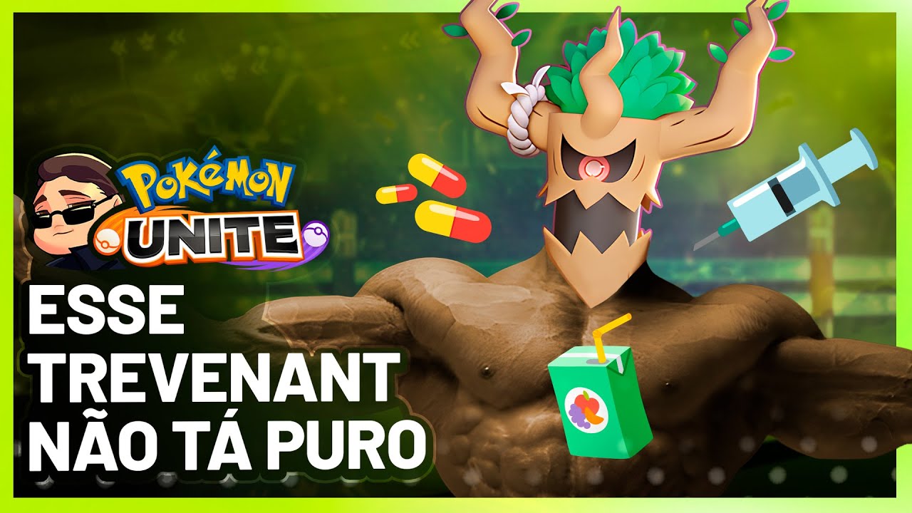 O TREVENANT MAIS PODEROSO DO BRASIL! Pokemon Unite Trevenant Gameplay