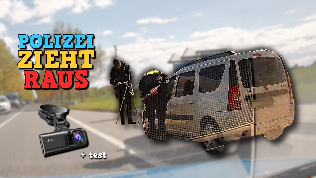 POLIZEI kontrolliert & Ungeduld KICKT! (Dashcam TEST) | Redtiger F7NA im Test | Werbevideo