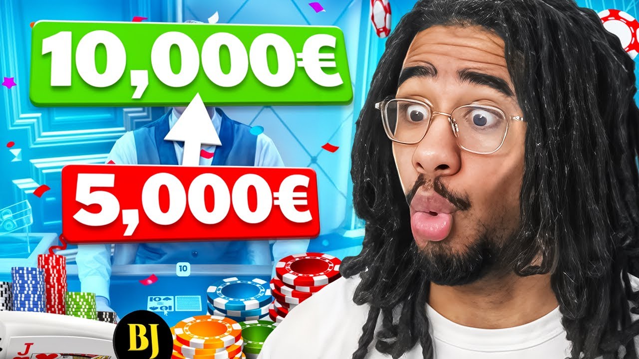 Challenge de 5000€ à 10000€ au Blackjack (Des enormes Bets)