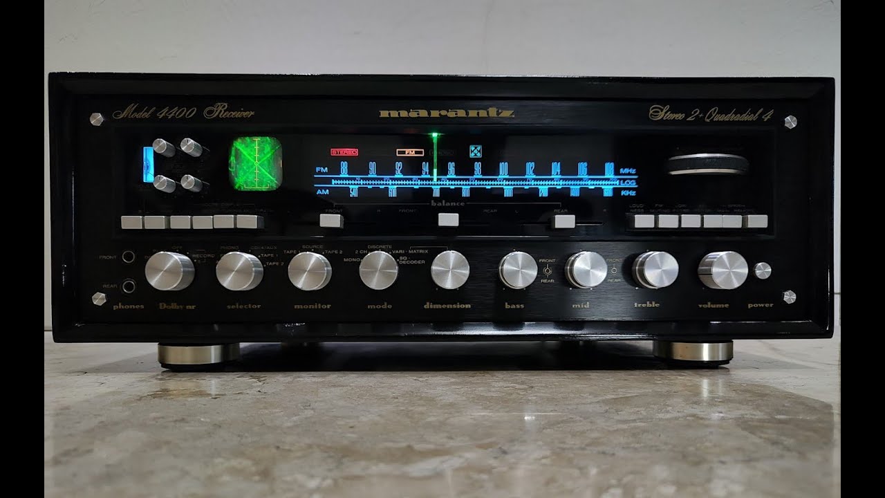 Marantz 4400 Receiver - Audio tests, in this Black version.