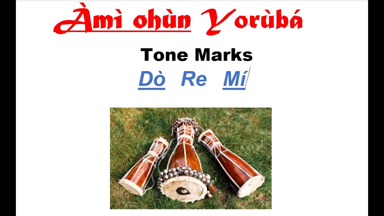 Ami ohun ede Yoruba (tone marks in Yoruba)