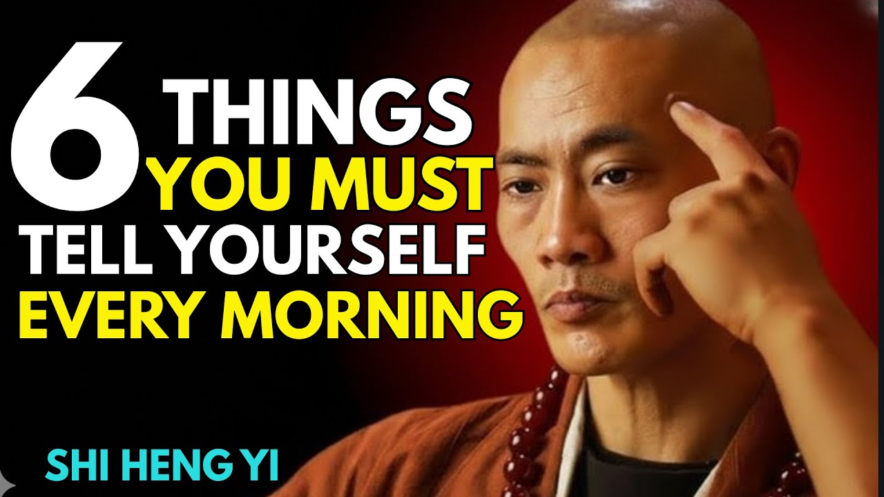 6 Powerful Things To Tell Yourself Every Morning | Shi Heng Yi Motivation