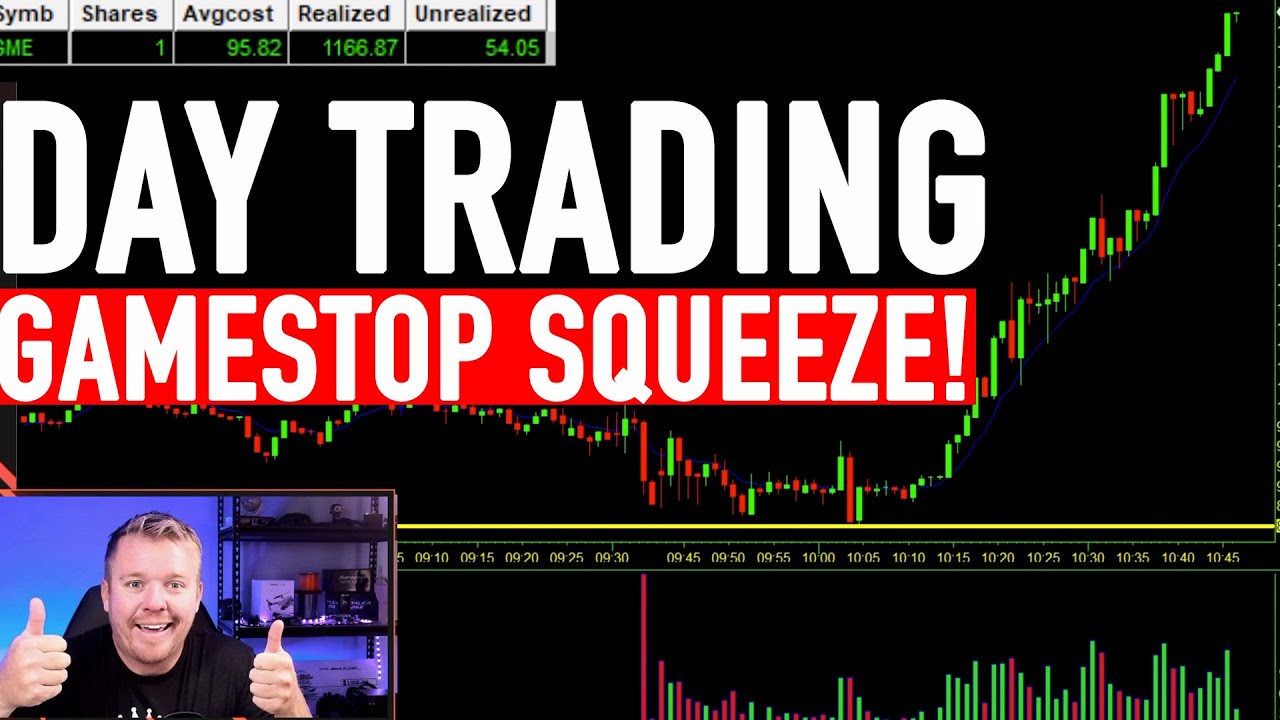 DAY TRADING GAMESTOP INSANE SQUEEZE! LIVE!