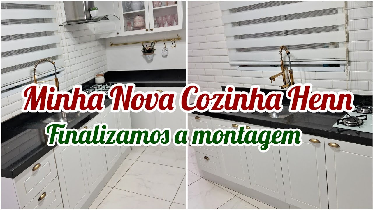 ✨️MINHA NOVA COZINHA /MODULADOS DA HENN /BANCADA FICOU LINDA ✨️