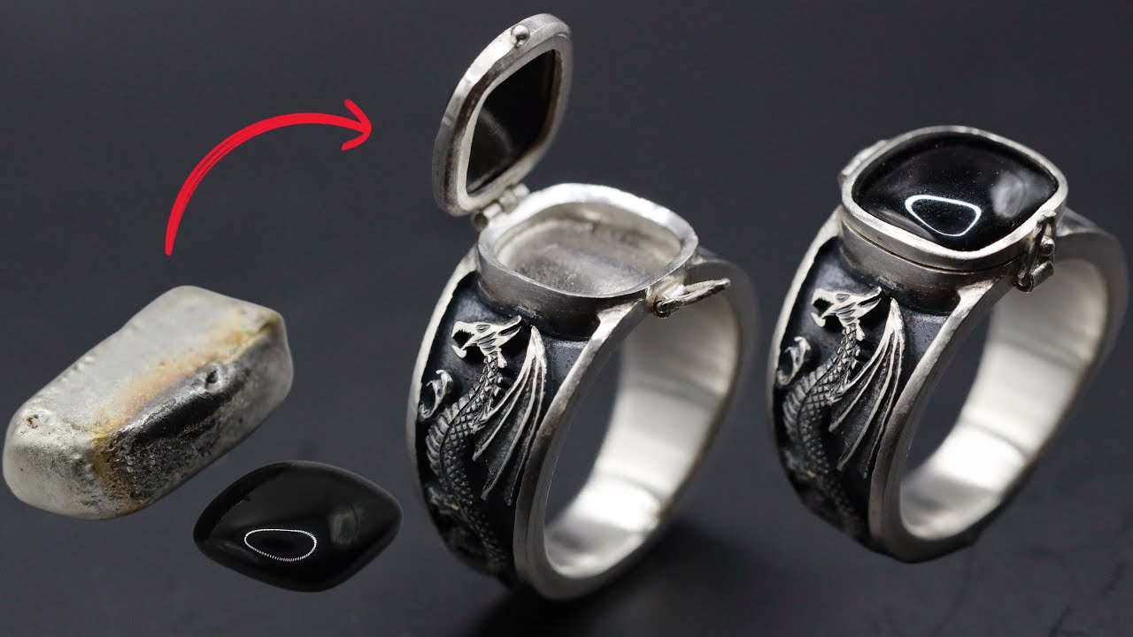 how compartment ring are made - handmade unique jewelry