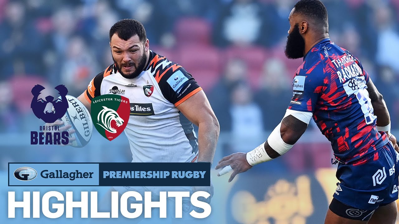 Bristol Bears v Leicester Tigers - HIGHLIGHTS | Close Game at Ashton Gate | Premiership 2021/22