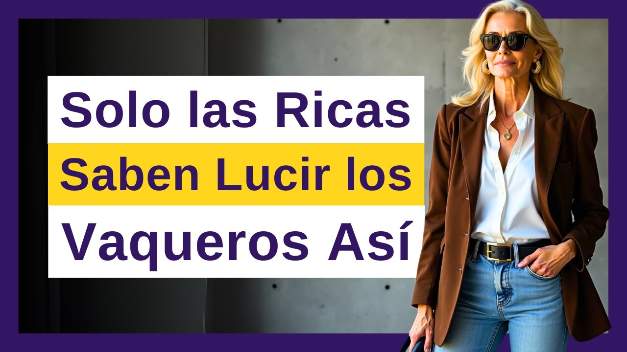 6 Trucos GENIALES que las Mujeres de Más de 50 Usan para Llevar Jeans y Seguir Luciendo Elegantes