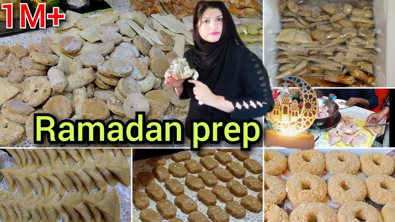Pre Ramadan preparation 2024 vlog + lunch box ideas / iftar special recipes / make & freez Ramadan.