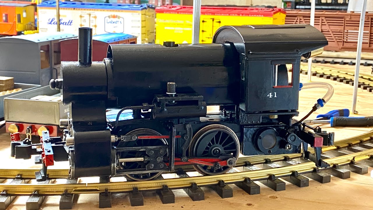 Victoria B.C.: Big fire causes a better rebuild of my Aristocraft live steam 0-4-0 (see description)