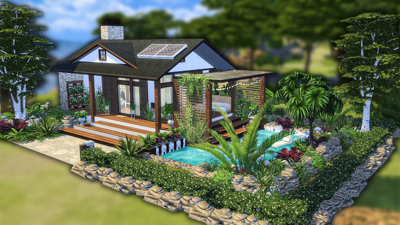 Cozy Tiny House | No CC | The Sims 4 | Stop Motion