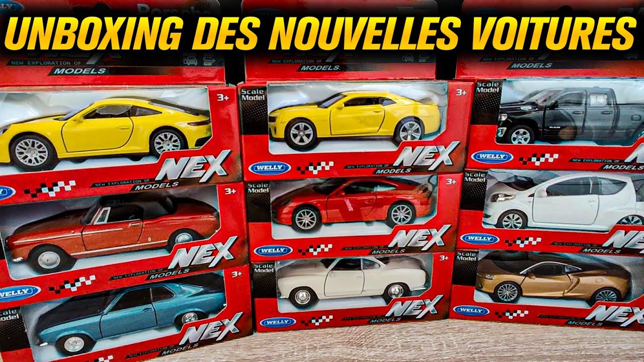 Unboxing de mes 9 NOUVELLES Welly Nex ! (Voitures miniatures)