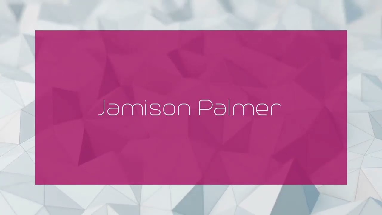Jamison Palmer - appearance