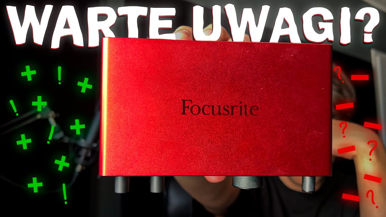 CZYM jest NOWY FOCUSRITE SCARLETT 2i2/SOLO? PLUSY i MINUSY,  CZY warto KUPIC?