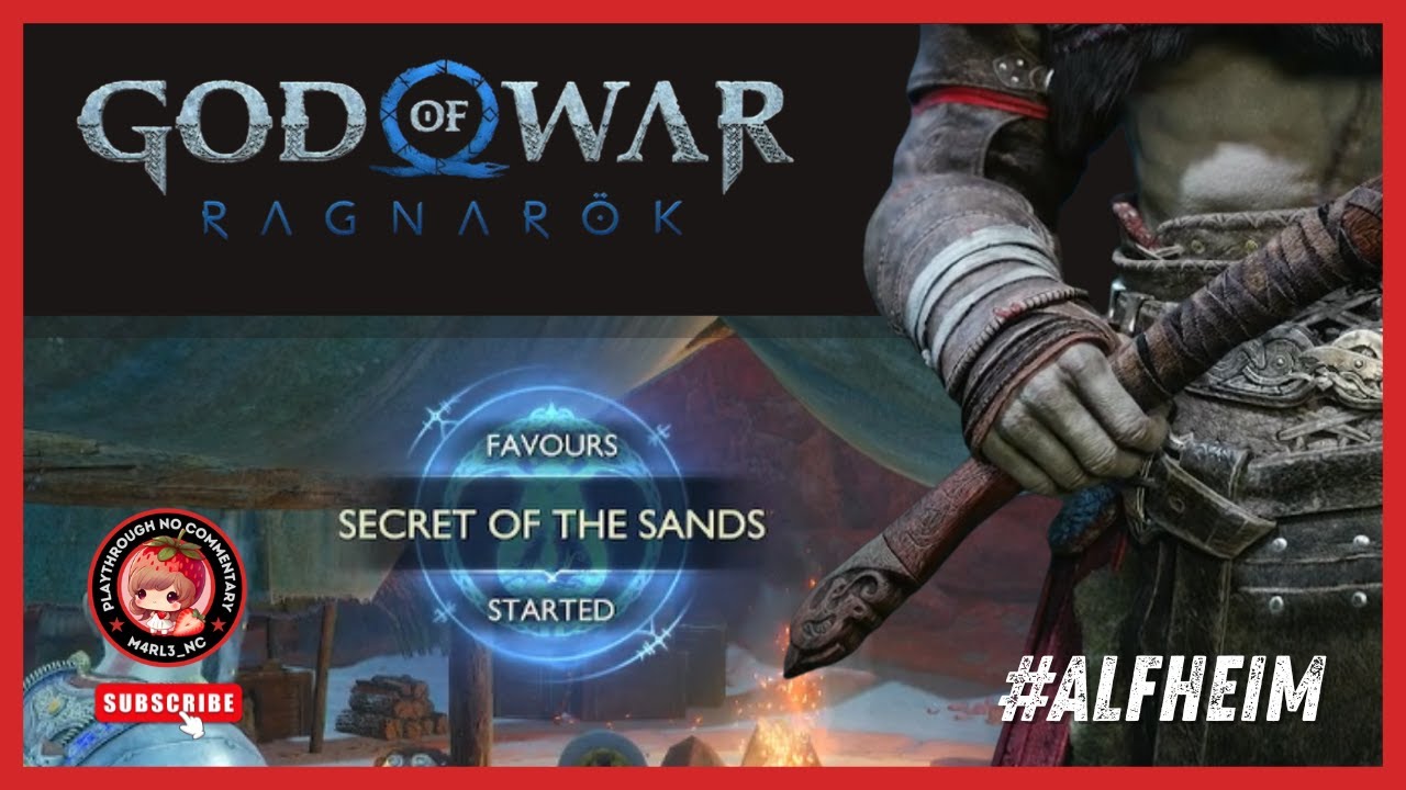 [ #godofwarragnarok ] - ( secret of the sands ) - #playthrough - #nocommentary - @mar_ty_85.v2.0