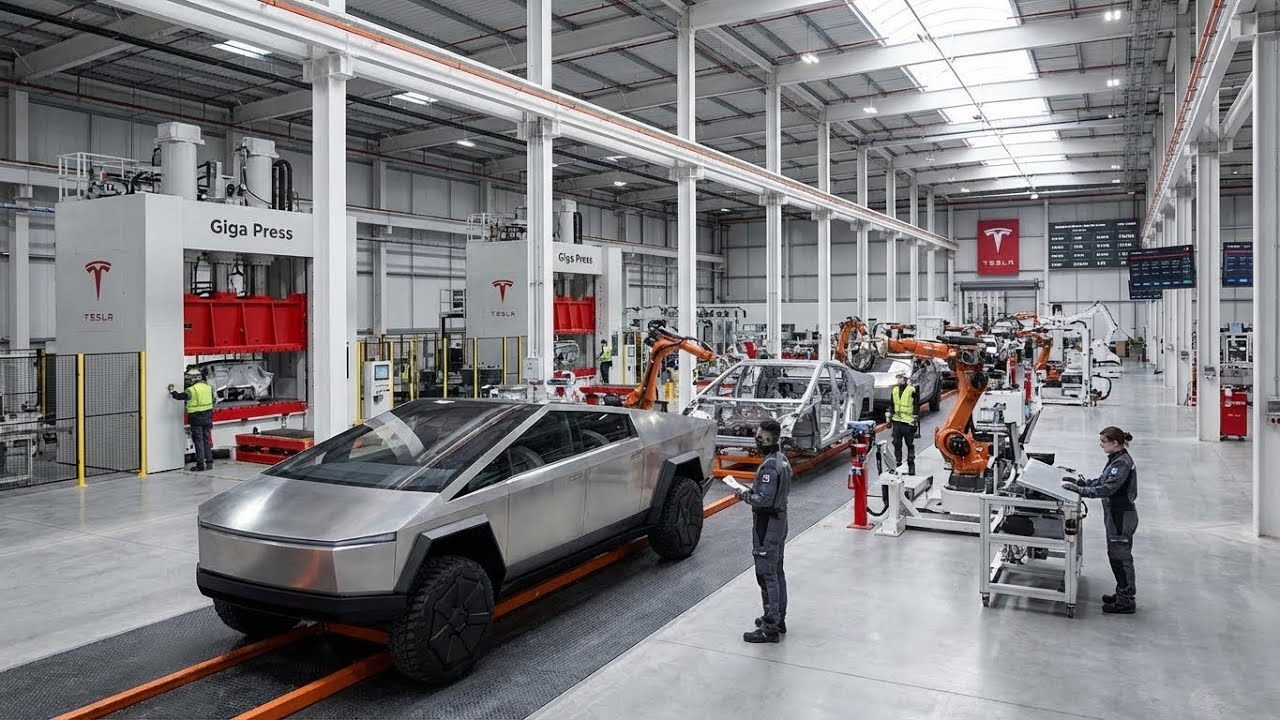 How It’s Made: Tesla Model Y & Cybertruck | Full Production Line Tour