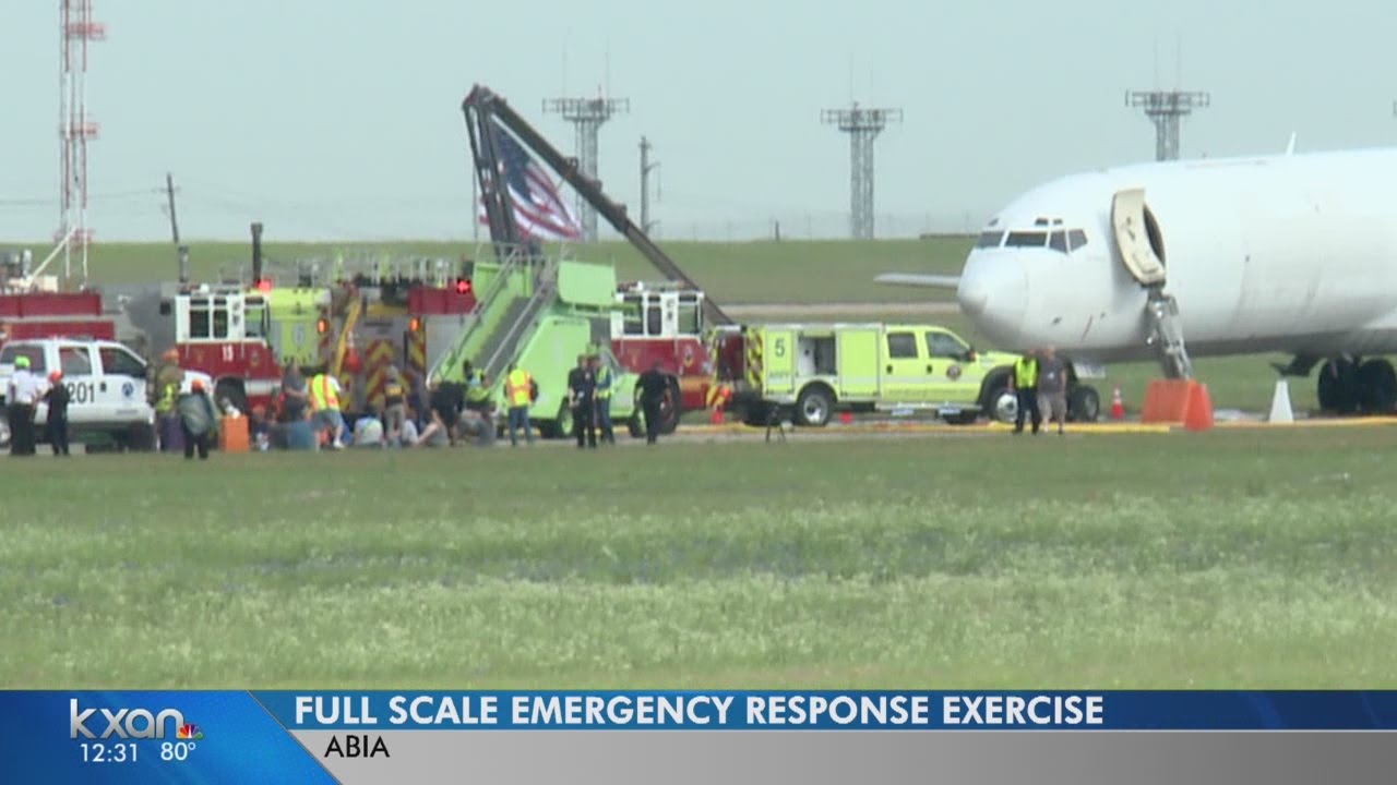First responders at ABIA for full scale emergency response exercise